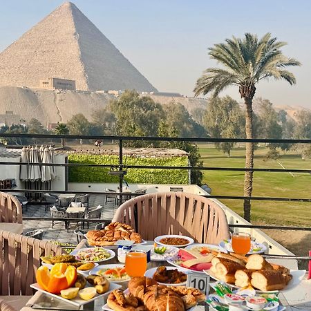 New Golf Pyramids View Hotell Kafret el-Gabal Exteriör bild