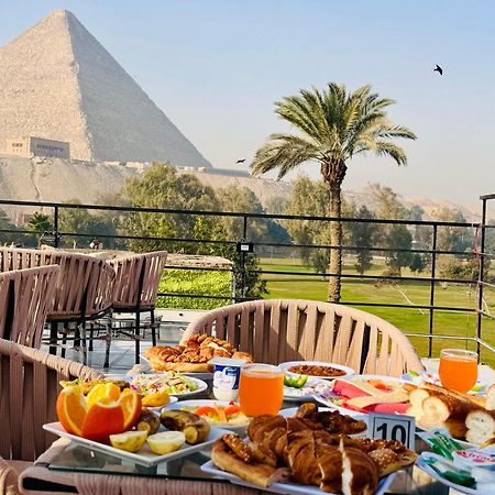 New Golf Pyramids View Hotell Kafret el-Gabal Exteriör bild
